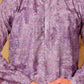 Bluesaanchi Zari Work Purple Kurta with Trouser Pajama | Swadesiicart
