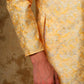 Bluesaanchi Zari Work Yellow Kurta with Trouser Pajama | Swadesiicart