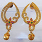 Multicolor Cz Designer Earrings - Mokshi Collections