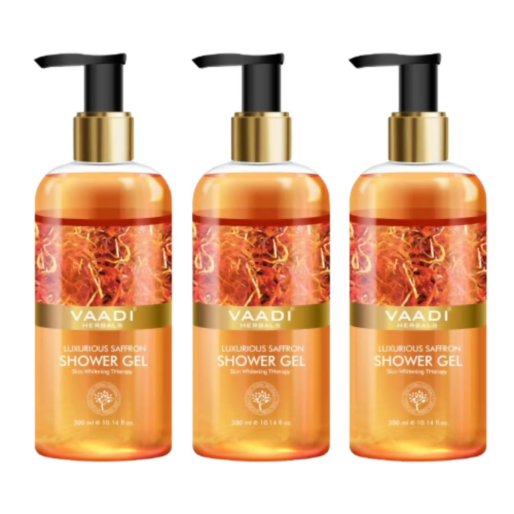 Vaadi Herbals Luxurious Saffron Shower Gel - Swadesiicart