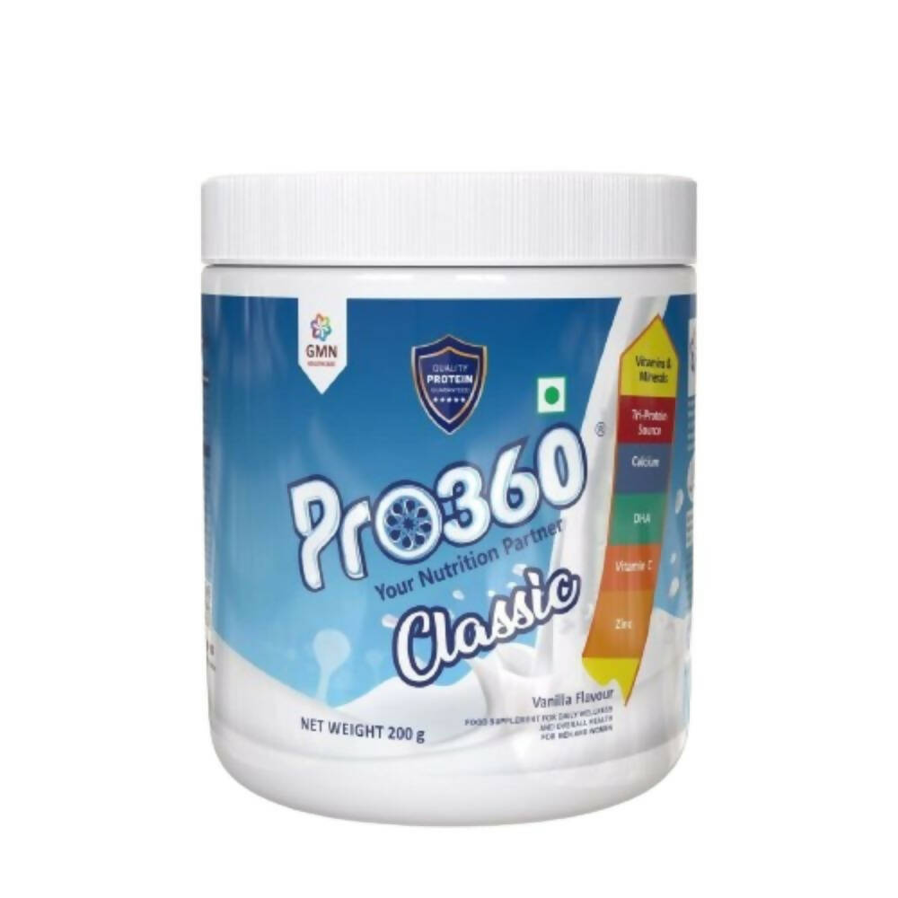 Pro360 Classic Daily Wellness Family Protein Health Drink Supplement Powder | Swadesiicart