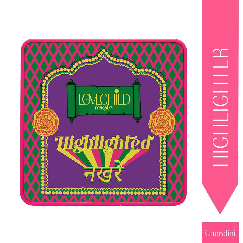 LoveChild By Masaba Gupta Highlighted Nakhre - Highlighter Palette - 01 Chandni | Swadesiicart
