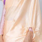 Vastranavya Peach Mandala Print Free Hand Ready to Wear Saree | Swadesiicart