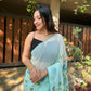 Vamsee Aditi Sky Georgette Saree - Swadesiicart