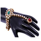 Gold-Polished Alloy Nath And Hathphool Combo - The Pari | Swadesiicart