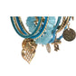 Gold-Polished Alloy Designer Blue Stone Bracelet Bangle Set - The Pari - Swadesiicart