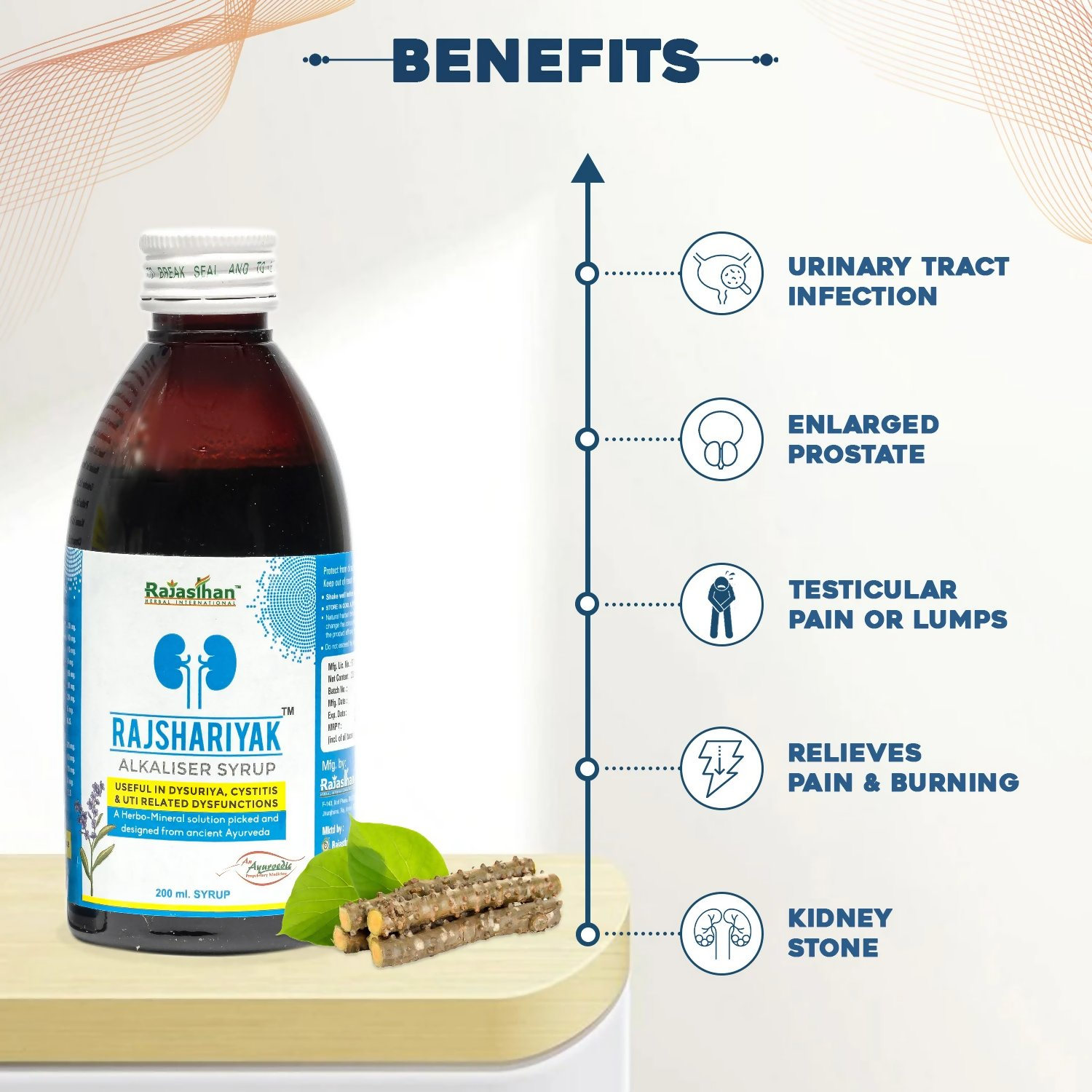 Rajasthan Herbals Rajshariyak Alkaliser Syrup | Swadesiicart
