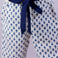 Lil Drama Jaipur Girls White Printed Top with Printed Pant Co-ordinate Set - Swadesiicart