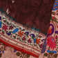 Brown Bandhani Paithani Silk Handloom Saree with Peacocks Border and Pallu Design - Global Threads | Swadesiicart