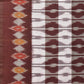 Brown Pochampally Ikat Cotton Handloom Saree with Strips Design No Blouse - Global Threads | Swadesiicart