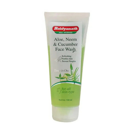 Baidyanath Jhansi Aloe, Neem & Cucumber Face Wash - Ayurvedant Pvt. Ltd.
