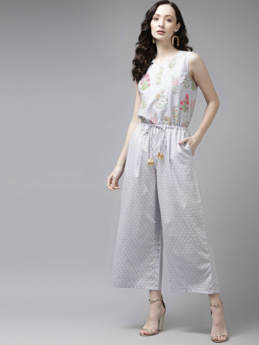 Ahalyaa Women's wear trendy Jumpsuit - Blue | Swadesiicart
