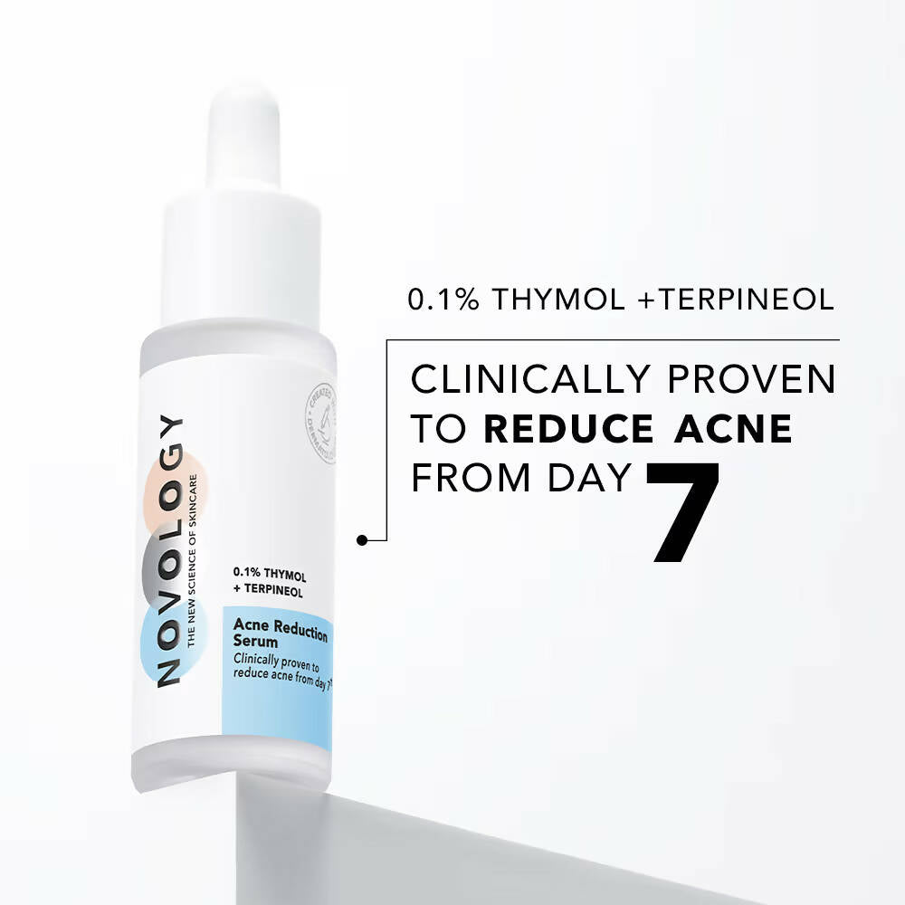Novology Acne Reduction Serum With 0.1% Thymol + Terpineol - Swadesiicart