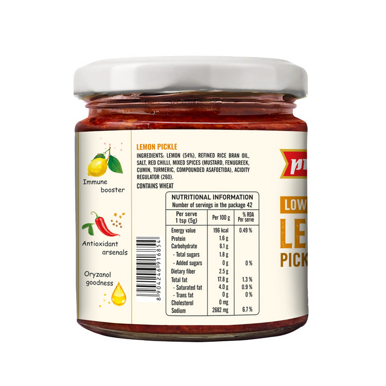Priya Low Salt Lemon Pickle | Swadesiicart