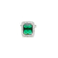 green stone ring (Green) - Ruby Raang | Swadesiicart