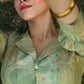 Women's Casual Fashionable Mahendi Mull Cotton co-ord set - Anya - Swadesiicart