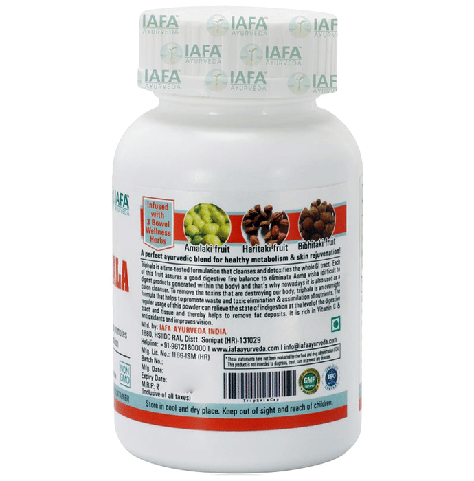 Iafa Ayuveda Triphala Veg Capsules | Swadesiicart