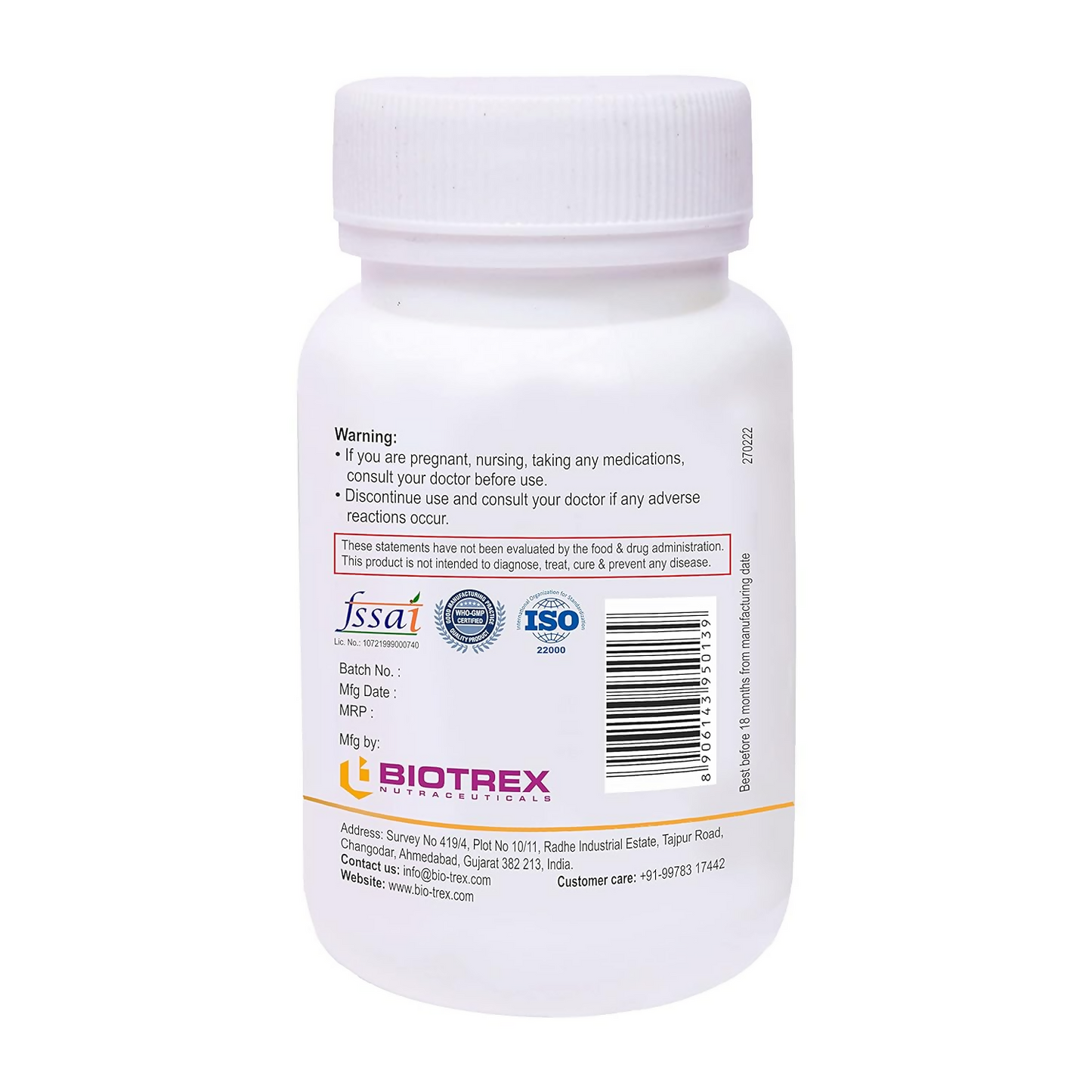 Biotrex Nutraceuticals Noni Capsules (1000mg) - Swadesiicart