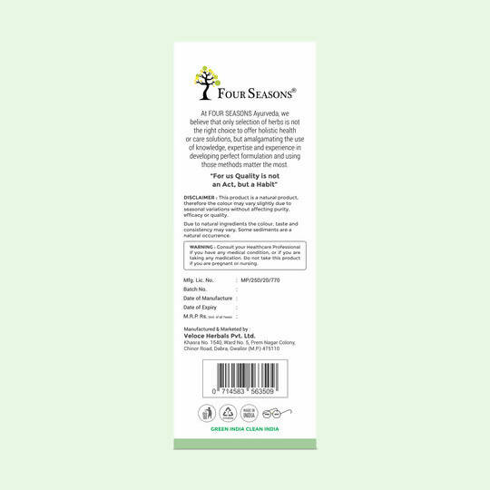 Four Seasons Aloevera Juice - Swadesiicart
