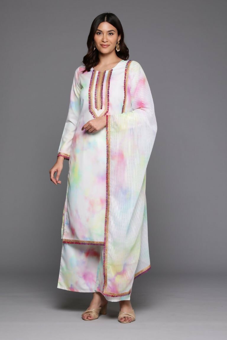 Ahalyaa Women's Traditional wear Kurta Set - Multi Color | Swadesiicart