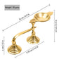 Spillbox Gold-Toned Brass Face Diya Pooja Essential | Swadesiicart