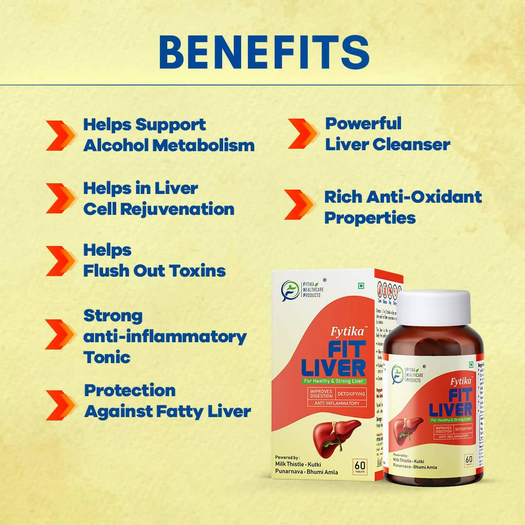 Fytika Fit Liver Tablets - Swadesiicart