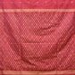 Burgundy Uppada Silk Handloom Saree with Jamdani Pallu Design - Global Threads | Swadesiicart