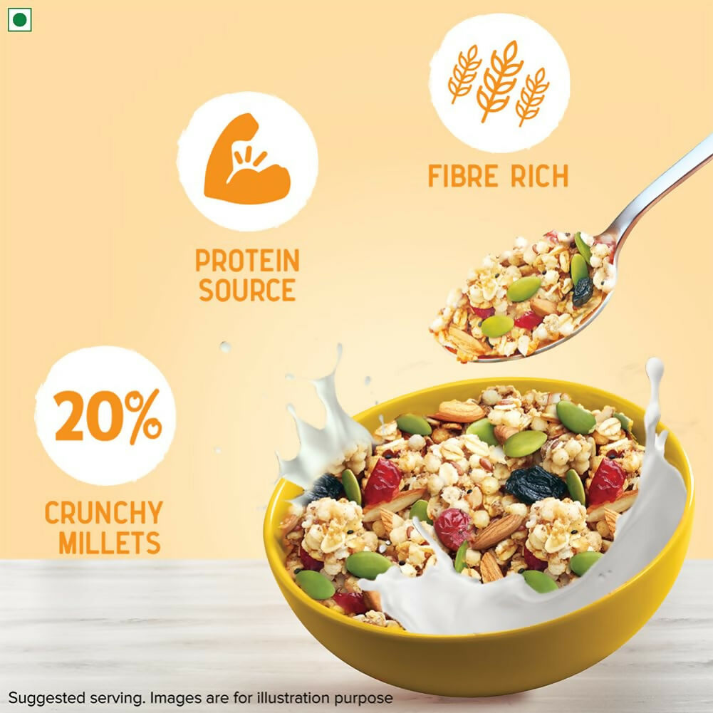 Tata Soulfull Millet Granola (Honey, Fruits, Nuts & Seeds) - Swadesiicart