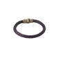 NVR Men's Brown Leather Bracelet - Swadesiicart