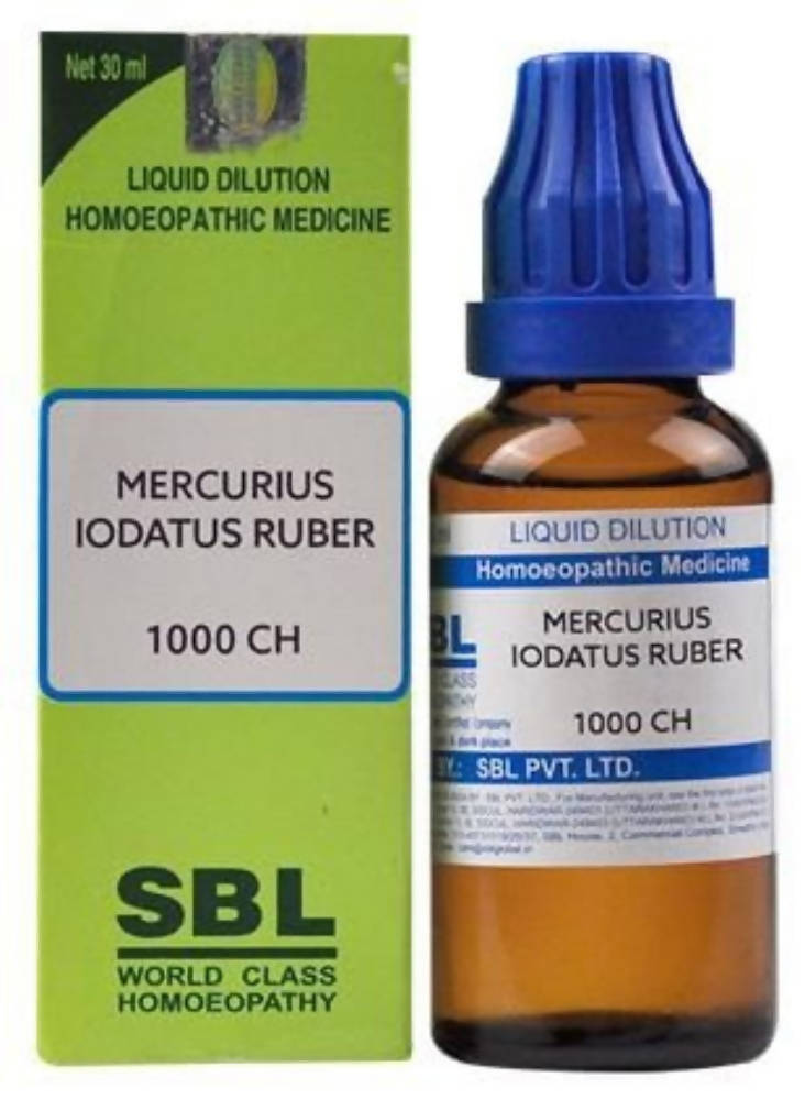 SBL Homeopathy Mercurius Iodatus Ruber Dilution | Swadesiicart