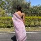Vamsee Purple Organza Saree - Swadesiicart