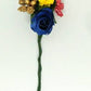 Beautiful Multicolor Flower Hair Brooches