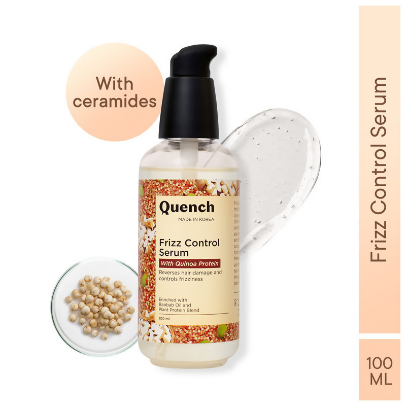 Quench Frizz Control Hair Serum with Quinoa & Ceramides | Swadesiicart