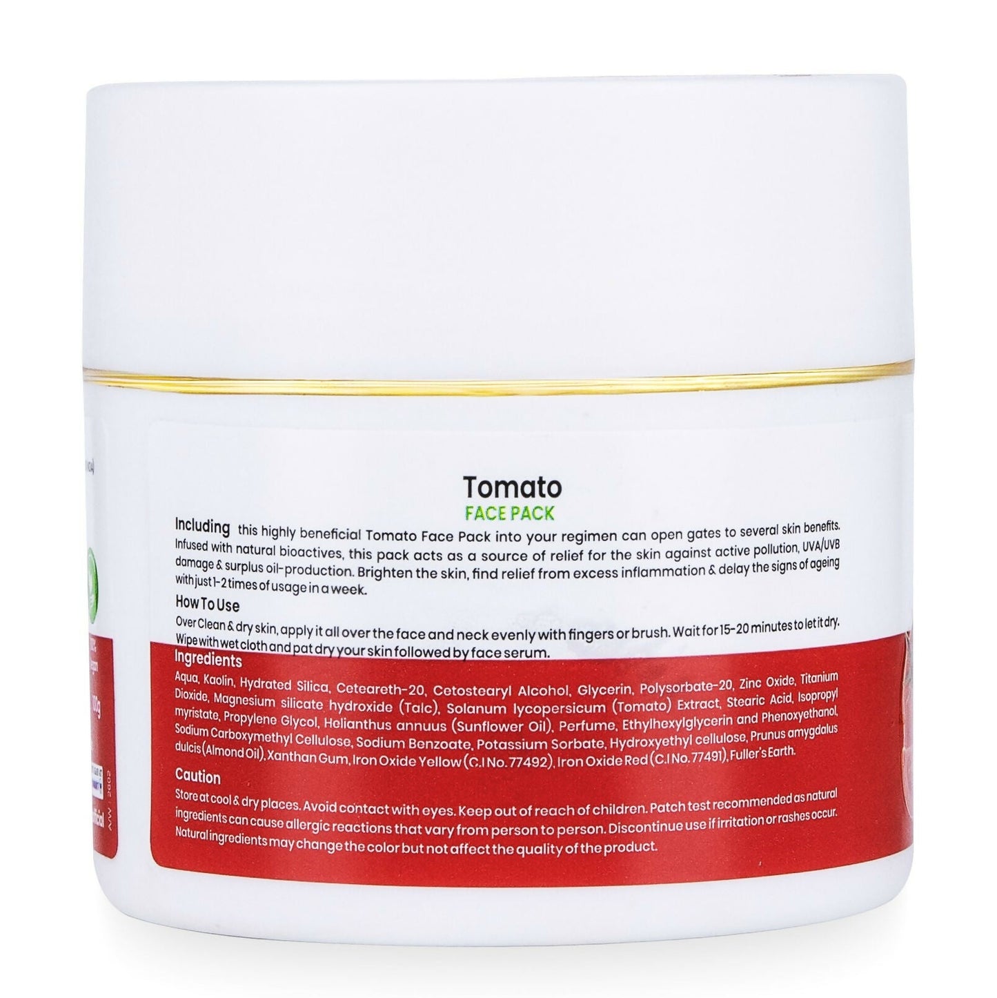 VI-JOHN Prakritik Tomato Face Pack Removes Tanning & Dead Cells Made With 100% Natural Bio Actives | Swadesiicart