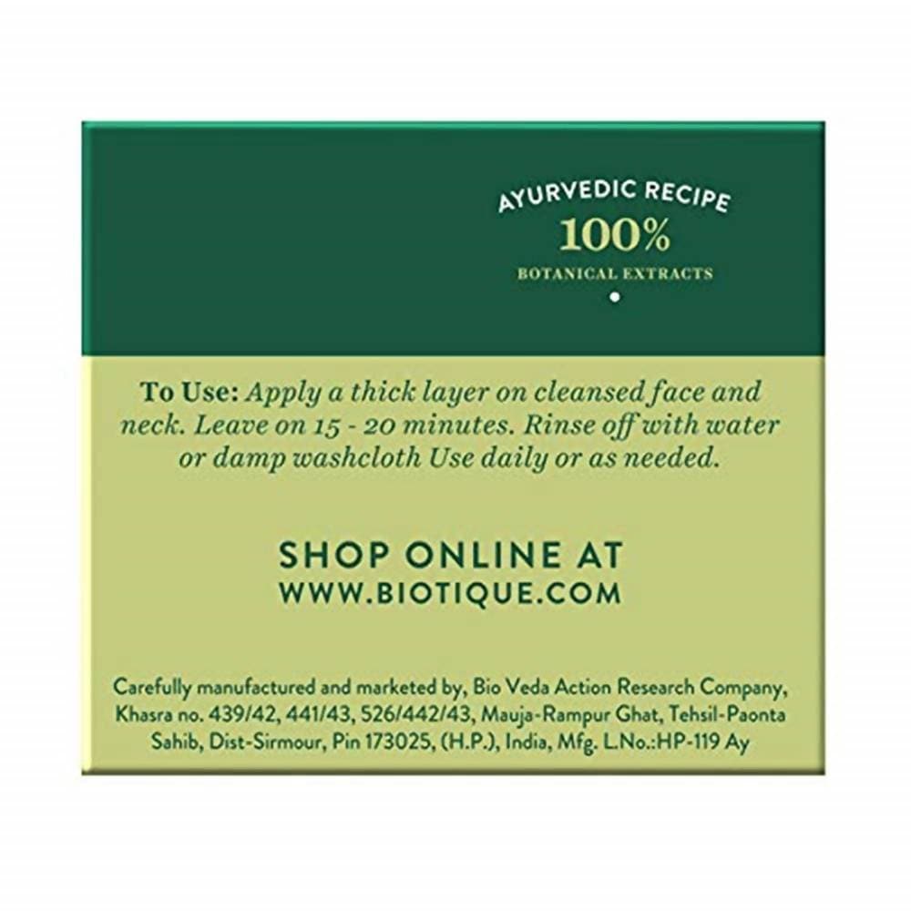 Biotique Bio Pistachio Youthful Nourishing & Revitalizing Face Pack - Swadesiicart