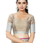 Mimosa Women's Banarasi Art Silk Brown Saree | Swadesiicart