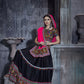 AI Fashion Black Art Silk Designer Navratri Lehenga Choli Collection