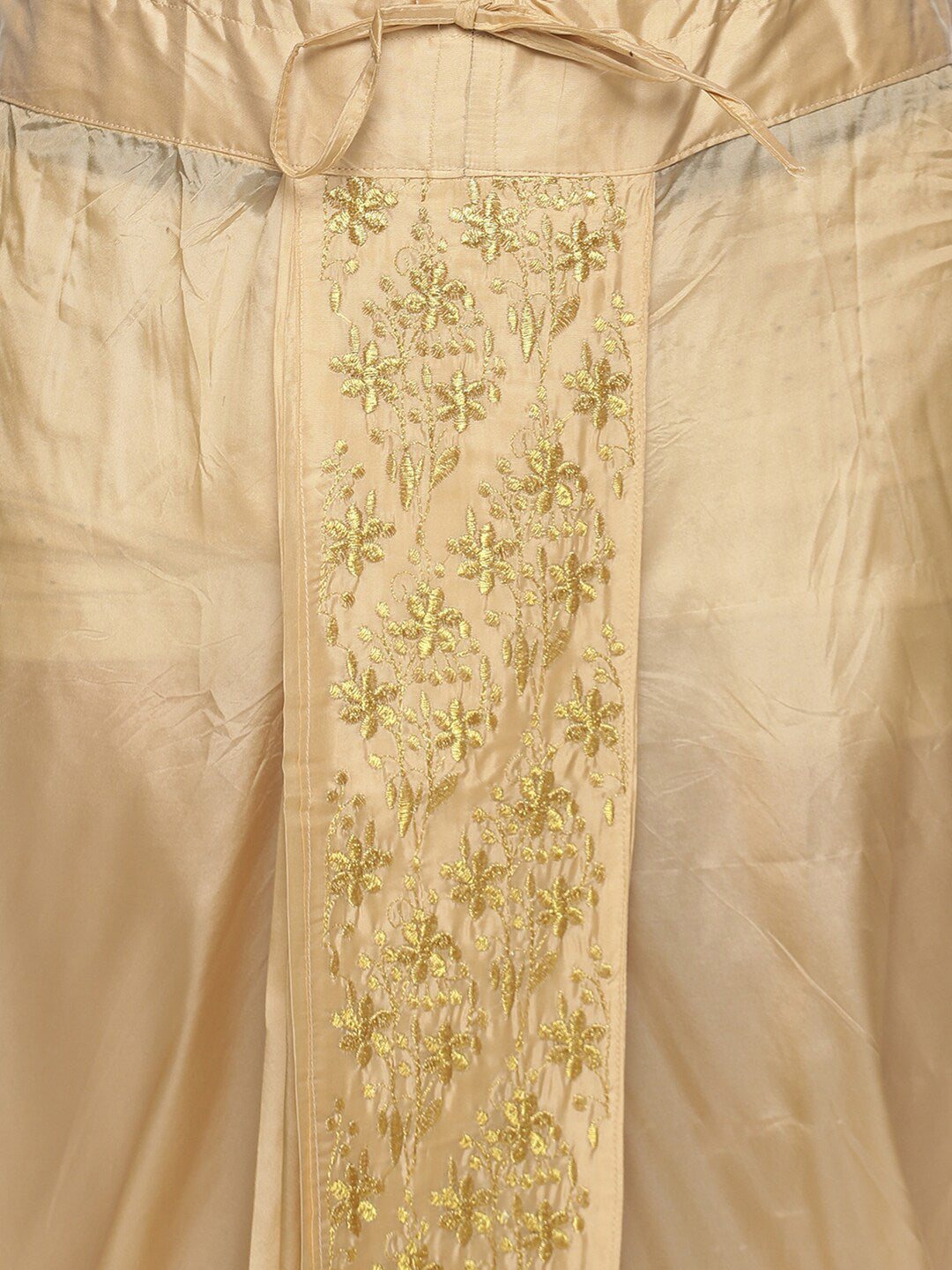 Sethukrishna Men Golden Embroidered Dhoti Pant | Swadesiicart