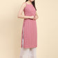 Kalini Ethnic Motifs Embroidered Chikankari Georgette Kurta | Swadesiicart