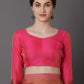 Mitera Sea Green & Pink Silk Blend Woven Design Banarasi Saree | Swadesiicart