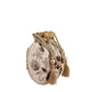 Masq Beige & Brown Embellished Embroidered Potli Clutch - Swadesiicart