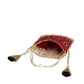 Masq Red & Black Embellished Embroidered Potli Clutch - Swadesiicart