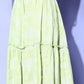 Ahalyaa Pure Cotton Green & White Printed Khari Print Ready to Wear Lehenga & Blouse With Dupatta | Swadesiicart