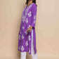 HOUSE OF KARI Floral Chikankari Embroidered Notched Round Neck Straight Kurta | Swadesiicart