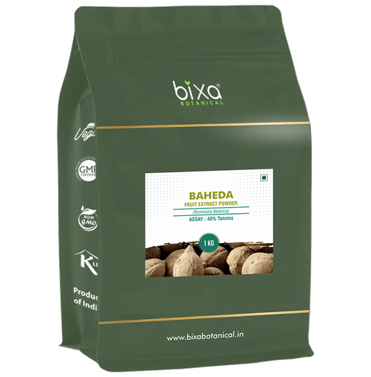 Bixa Botanical Baheda Fruit Extract Powder 40% Tannins | Swadesiicart