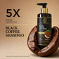 Khadi Natural Powered Botanics Black Coffee Shampoo for Strong & Healthy Hair - 310ml