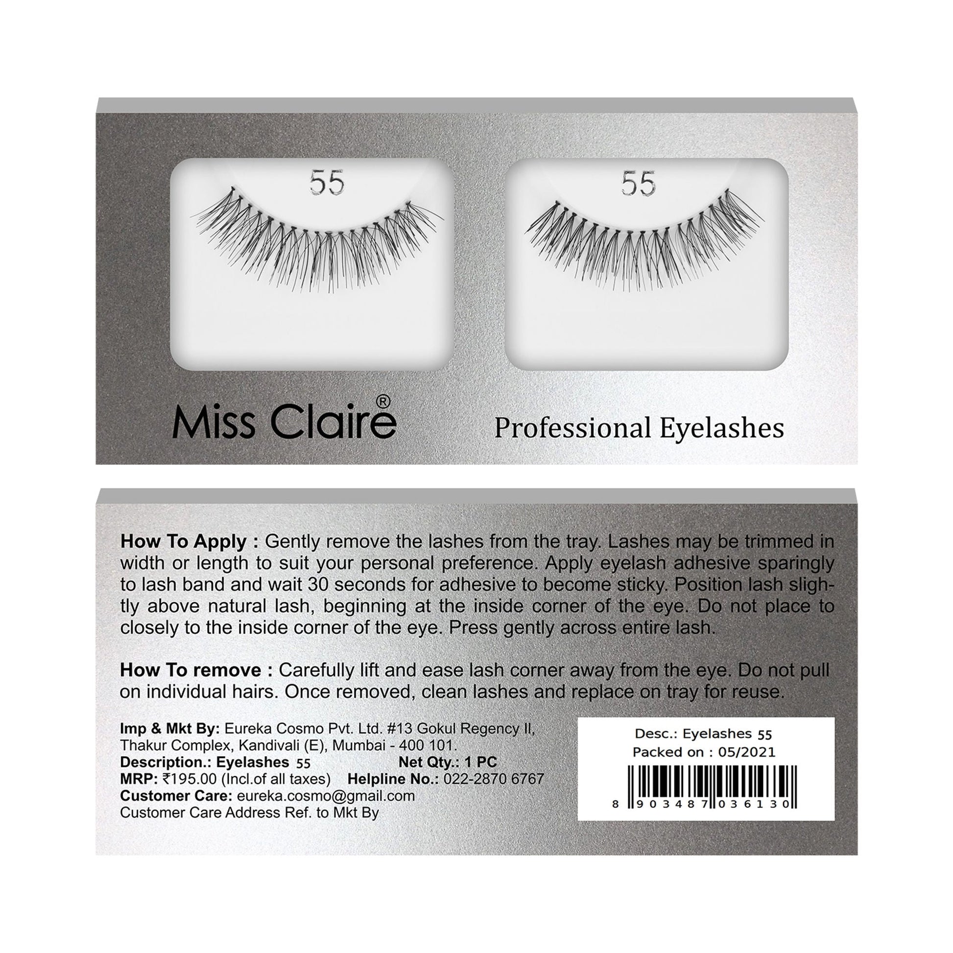 Miss Claire Eyelashes - 55 | Swadesiicart