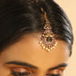 Nuyug 18K Gold Plated Ethereal Dual Color Maang Tikka | Swadesiicart