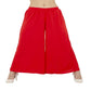 Lagi Women's Red Solid Palazzo (PLZ03B) | Swadesiicart