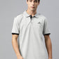 Alcis Men Brand Logo Embroidered Polo Collar Sports T-shirt | Swadesiicart